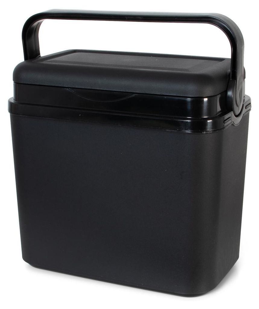 Norländer Kühlbox 10L Schwarz – Kompakte Isolierbox für Auto, Picknick & Arbeit. Robuste kleine Kühltasche mit Tragegriff & hoher Isolierleis...