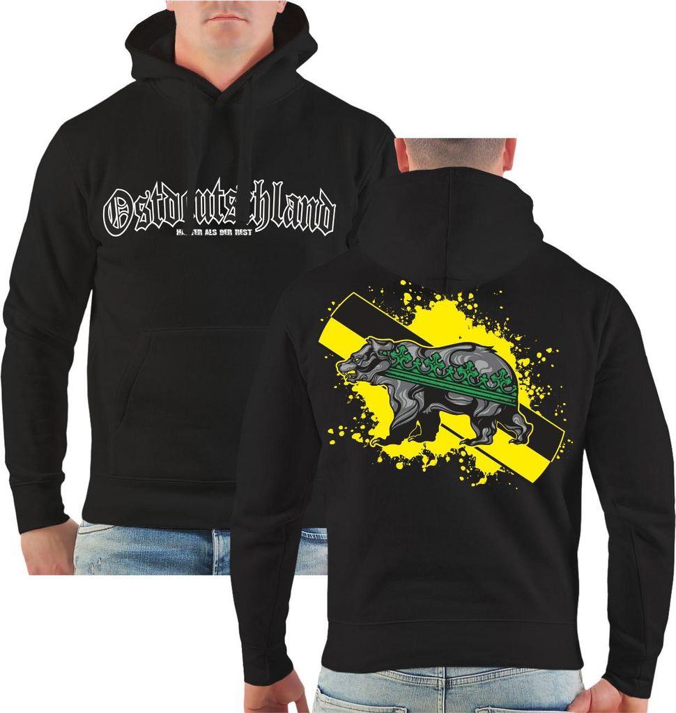 Herren Kapuzenpullover Ostdeutschland Sachsen Anhalt