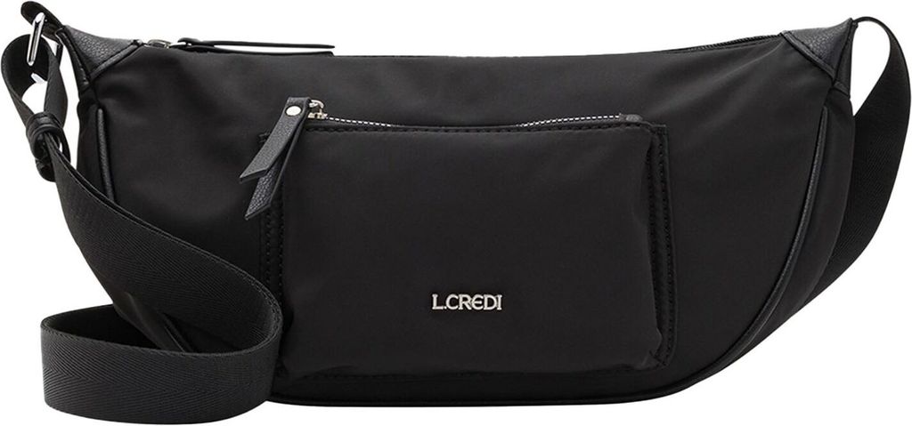 L.CREDI Umhängetasche Odeta Crossbody Bag Black schwarz