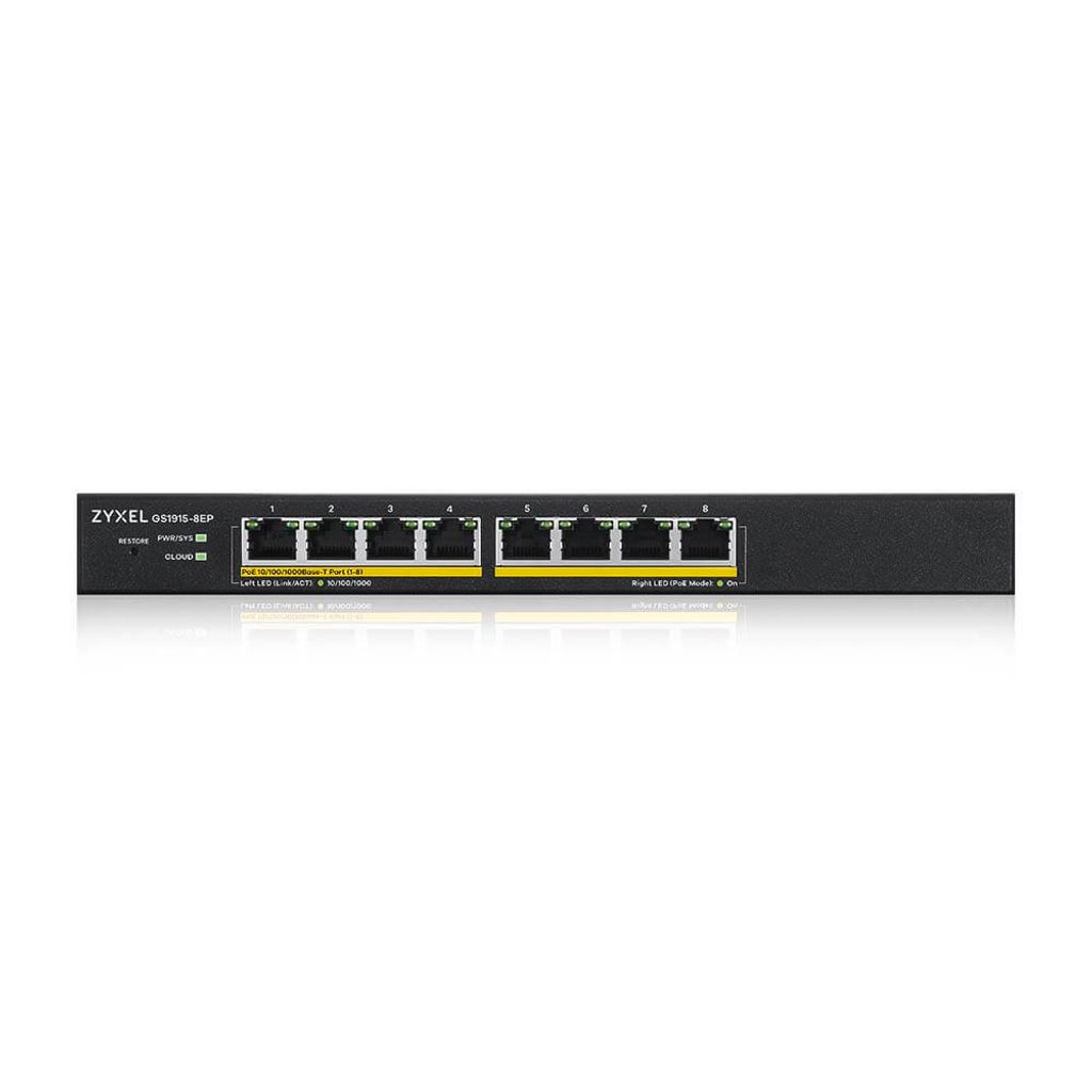 Zyxel GS1915 Series GS1915-8EP - Switch - kompatibilný s Obrázok produktu 