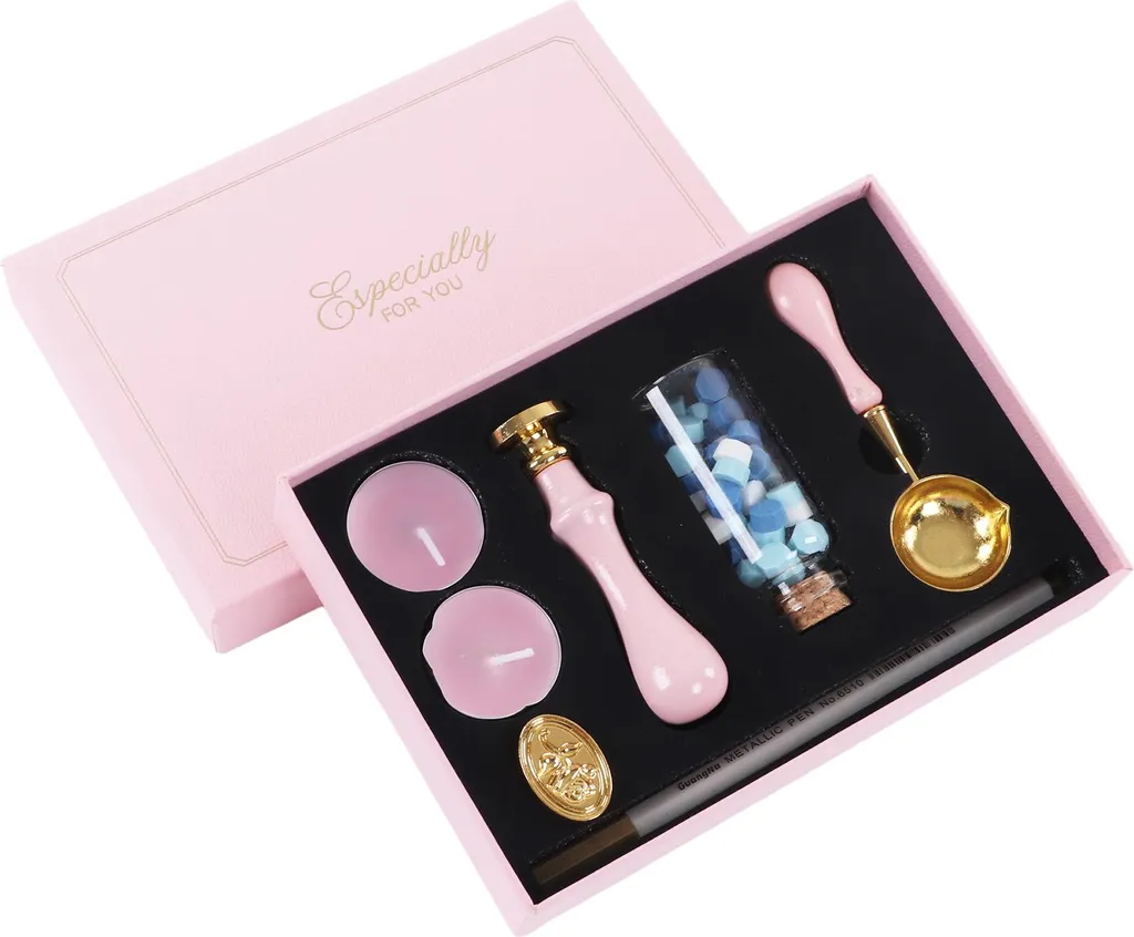 Kit Sigilli Cera Creativi Timbri Rimovibili per Wedding Stationery