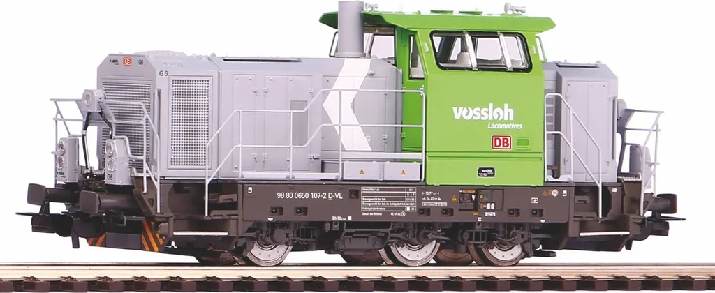 Locomotive Vossloh G6 Piko 52670 avec moteur Cummins et éclairage LED