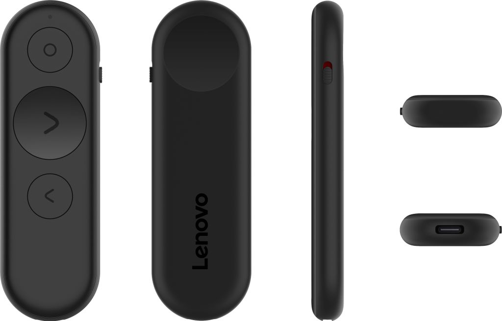 Lenovo - Präsentations-Fernsteuerung - HF - Schwarz - für ThinkBook 16p G5 IRX, ThinkPad X1 Carbon Gen 12, X12 Detachable Gen 2, Yoga Slim 7 14