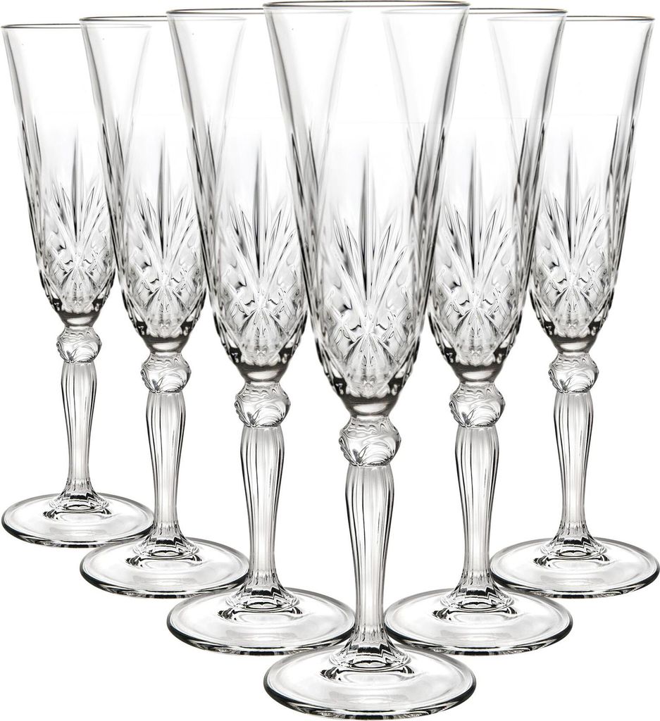 RCR Crystal Melodia Flûtes à champagne en verre - 160 ml - Image du produit 