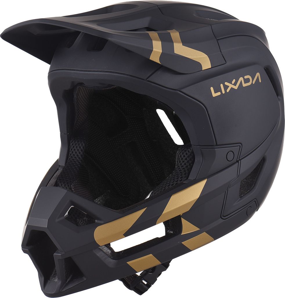 Integralhelm fuer Mountainbikes, Belueftung, leichter Helm
