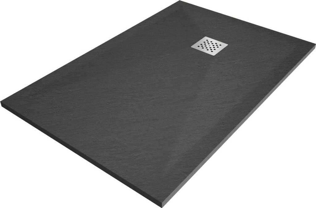 Mexen Stone+ kompozitní čtvercová sprchová vana 80 x 70 cm, Obrázek produktu 