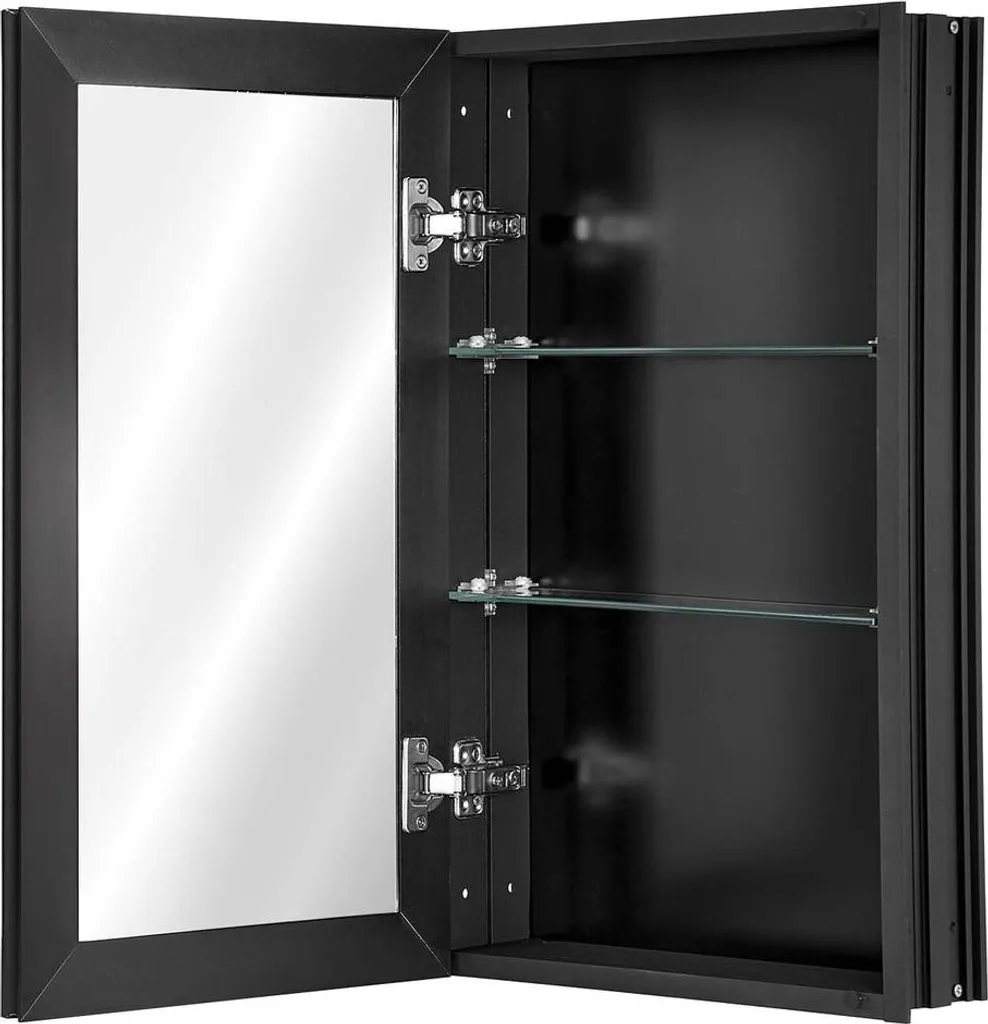 Armoire à pharmacie avec miroir 14" x 24" et étagères réglables