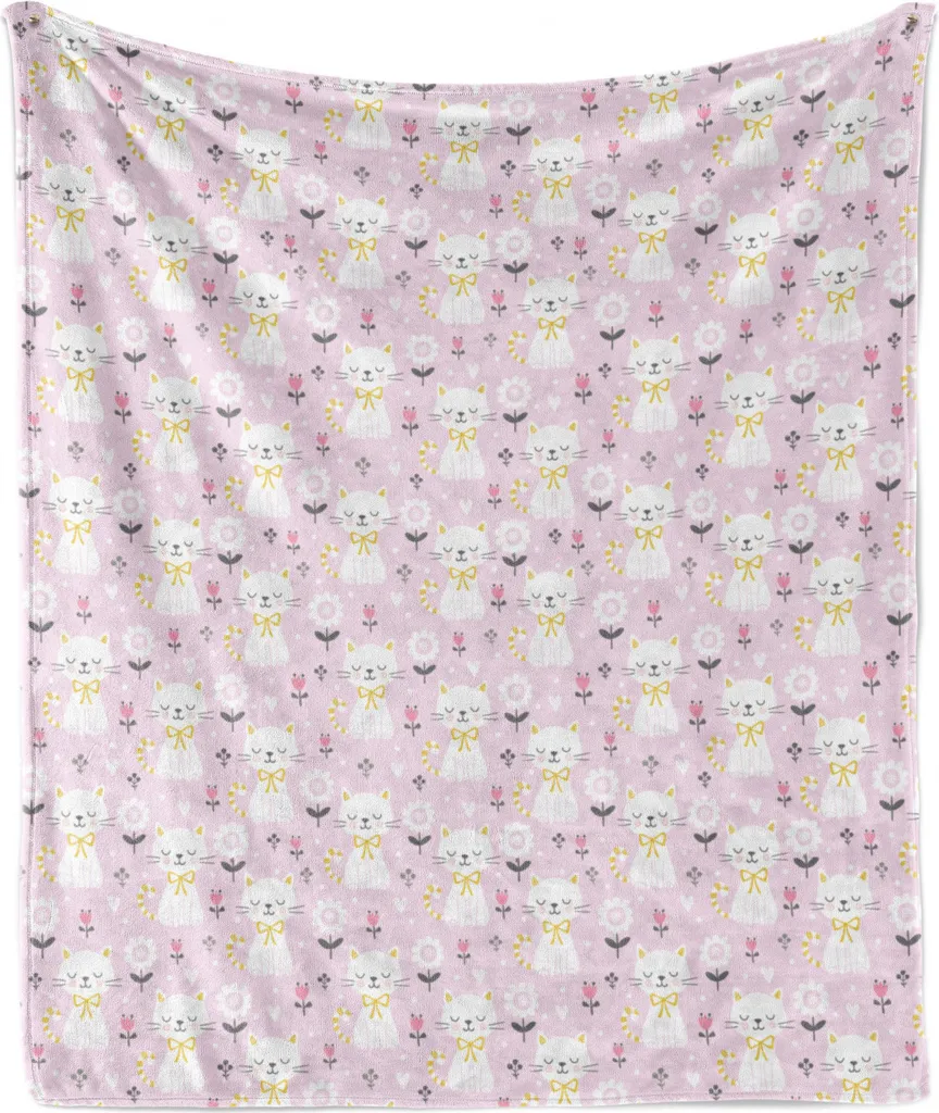 Plaid Pile ABAKUHAUS per Gatti e Interni 125x175 cm Rosa