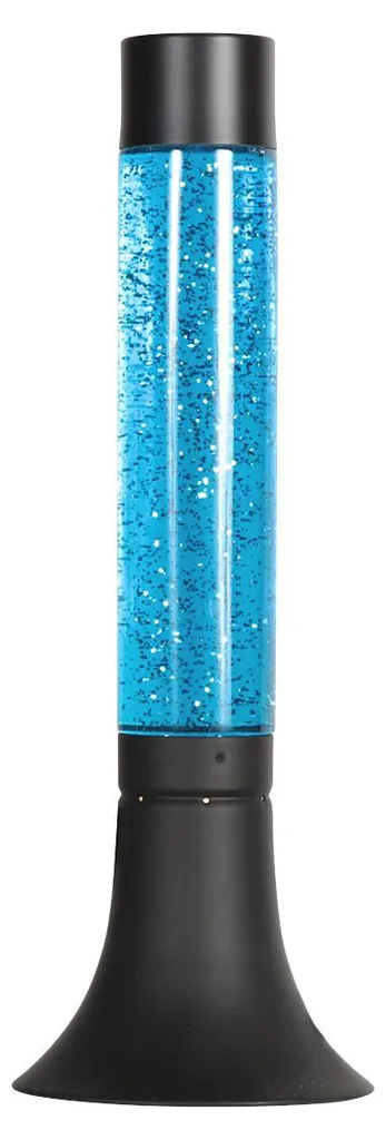 Mexlite Volcan lampe de table bleu noir E14 Ø 14cm design 4188ZW