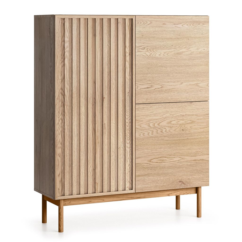 AX LIVING Schlafzimmer Kommode „Santarco K3D“ – 106 cm, Eiche Cremona