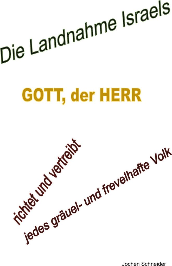 Die Landnahme Israels