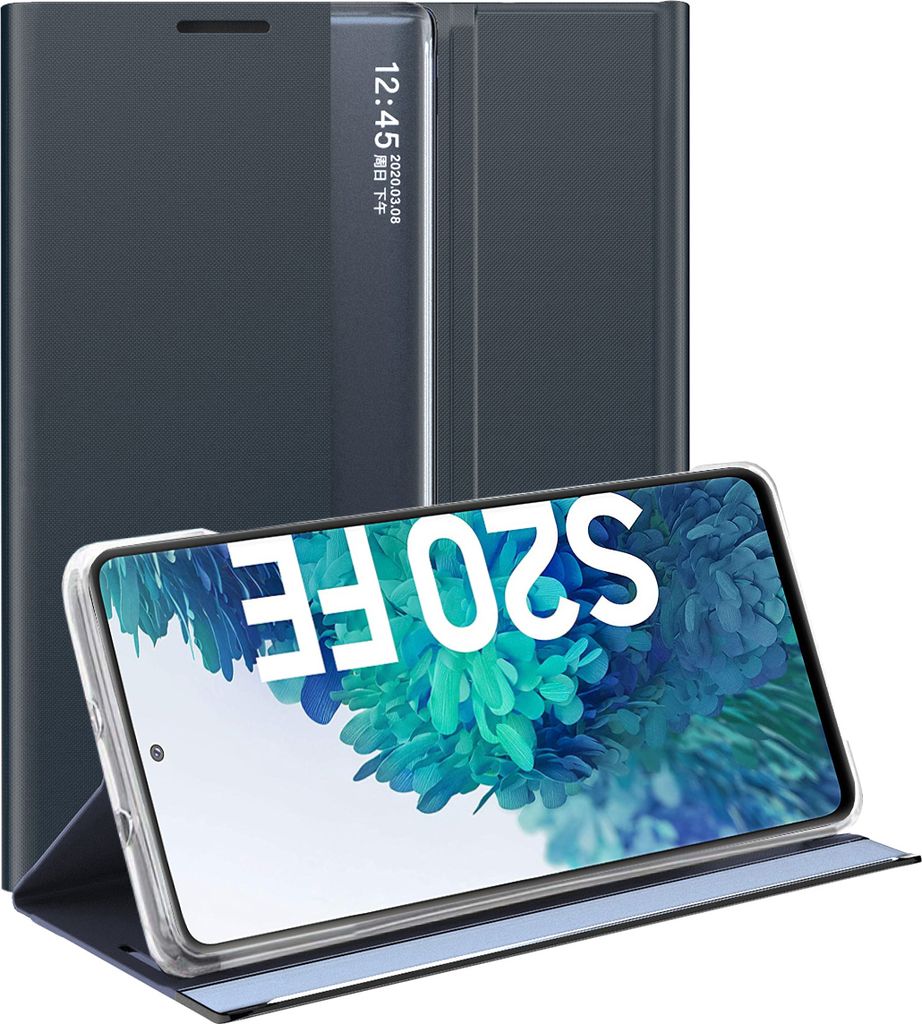 Galaxy S20 FE Hülle, LaimTop Slim Flip Leder Smart View Produktbild 