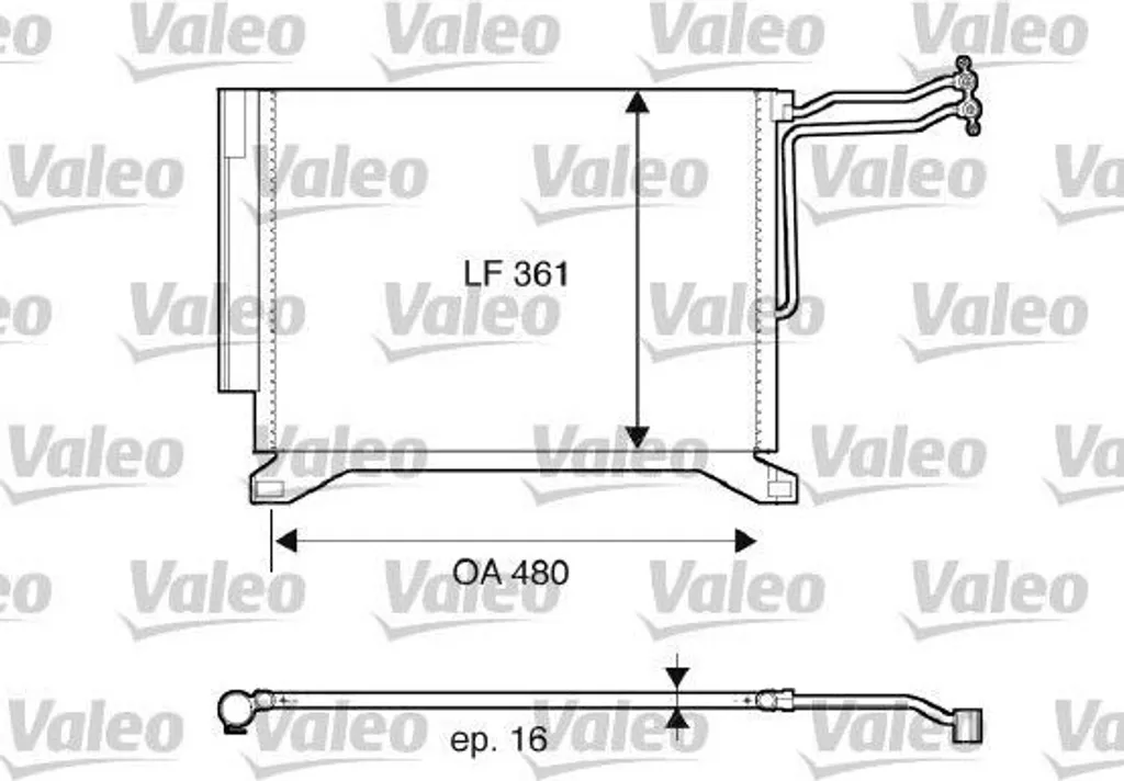 Condenseur de Climatisation pour Mini R50 R53 Valeo 817837 : Fraîcheur Été