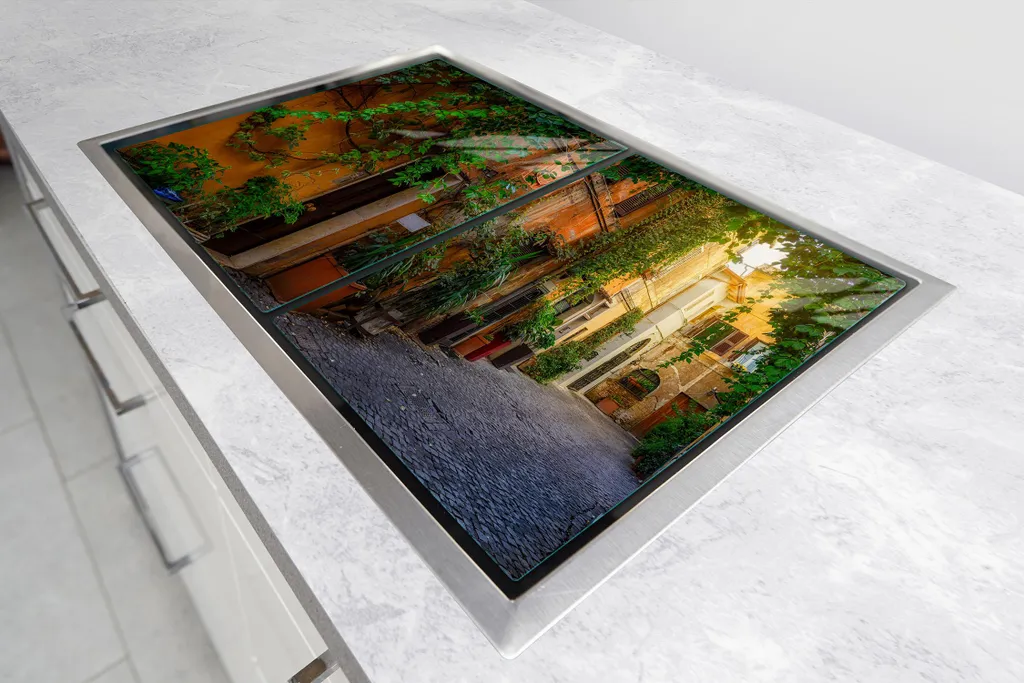 Piastra Coprifornelli 85x52 Street - Tagliere in Vetro Multifunzione - 5