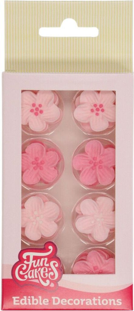 FunCakes Zuckerdekoration Blume Mix Rosa Set/24 Produktbild 