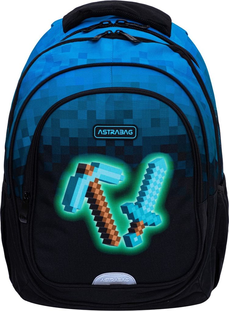 Modrý školský batoh Pixel Sword Kilof AstraBag Astra Obrázok produktu 