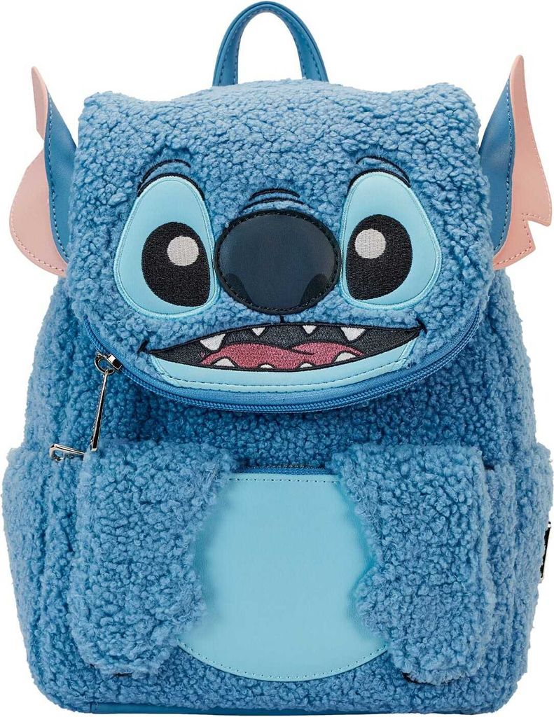 Loungefly - Plecak Stitch 26cm z pluszowym maskotką, Disney premium