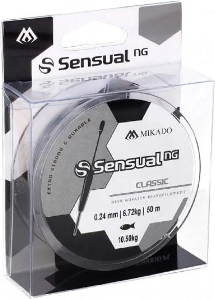 Mikado Sensual Ng Classic Monofile Schnüre 50 M Grau 0.130 mm Grau 0.130 mm