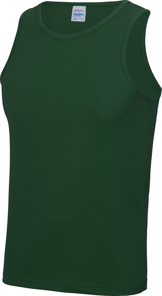 AWDis Just Cool Herren Sport Tank Top Gym RW687 (2XL) (Flaschengrün)