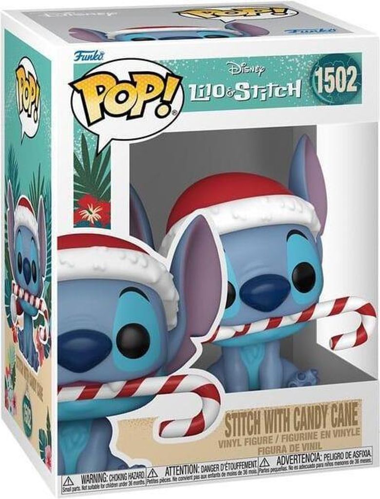 Disney POP! Vinyl Figur Holiday Stitch z oświetleniem 9 cm Zdjęcie produktu 