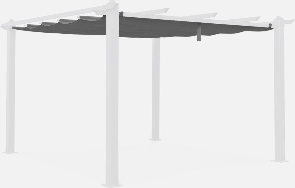 sweeek - Dachplane für Pergola 3x4m - Condate - Grau