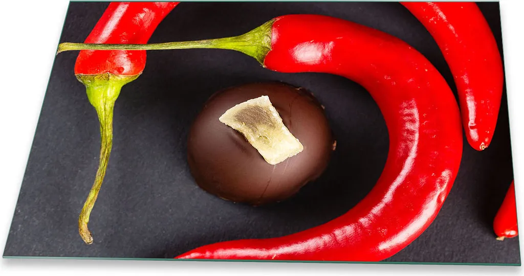 Piastra di copertura del piano cottura in ceramica 1 pezzo 80x52 rosso paprika copertura dell'alzatina in vetro