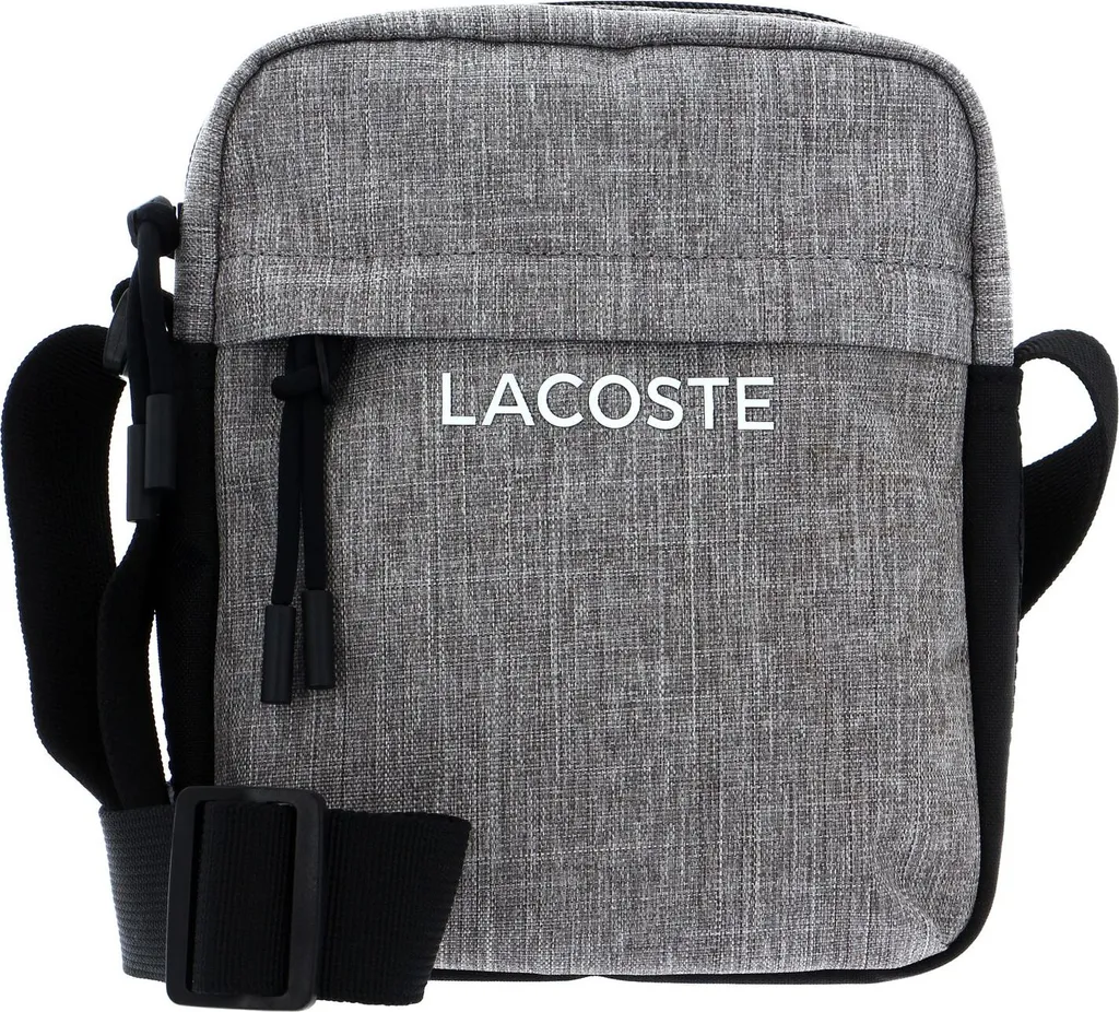 Sacoche Lacoste Verticale pour Libérer vos Poches avec Style Gris