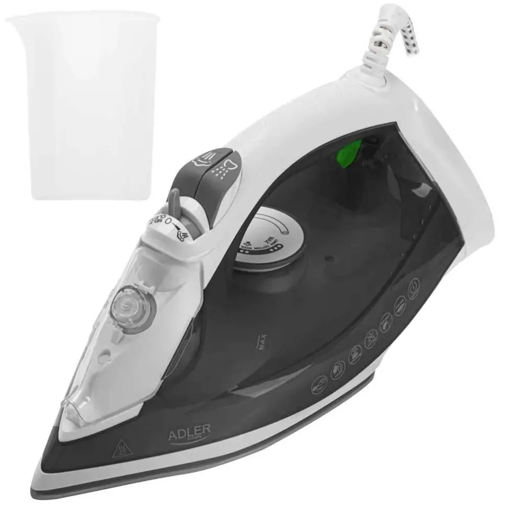 Fer à repasser vapeur Adler AD 5051 Transparent - Prise Européenne 220V