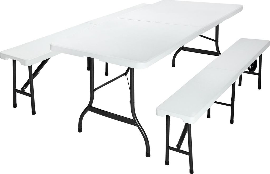 CASARIA® Ensemble pour stand de brasserie 3 pièces table et Image du produit 