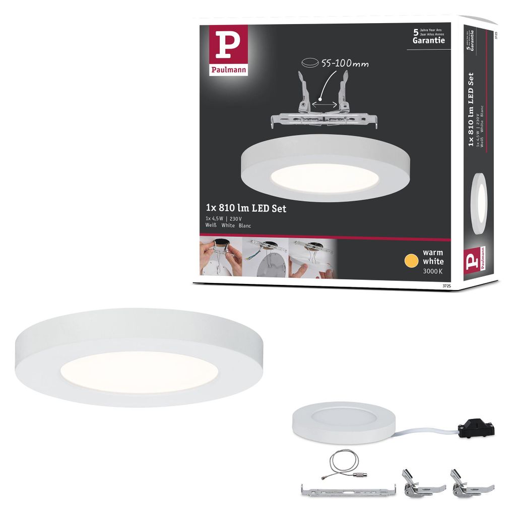 Paulmann LED Einbaupanel Cover-it Produktbild 