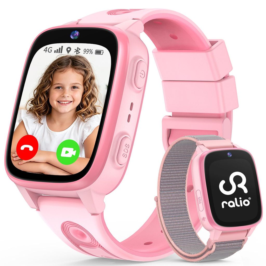 Ralio R5 Go 4G Smartwatch Kinder mit SIM-Karte, Videoanrufe Produktbild 