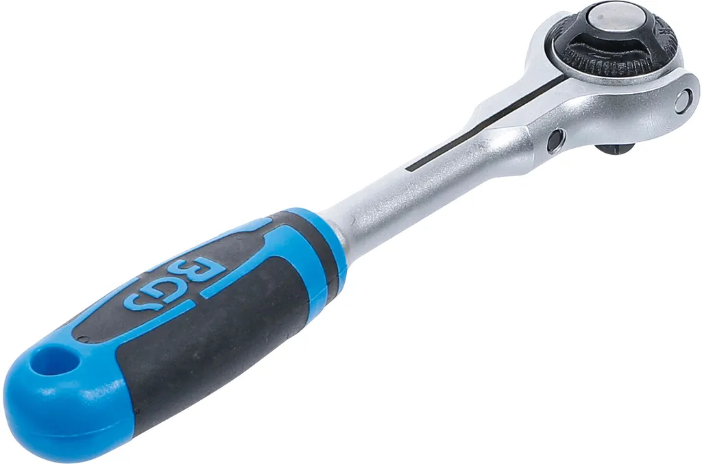 Clé à cliquet professionnelle à tête orientable 1/4 pouce modèle BGS - 4