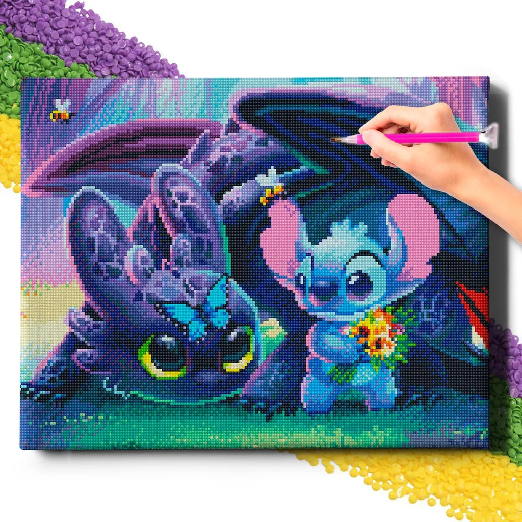 Peinture Diamant 5D avec Cadre Bois Intégré Broderie Totale Oh Art