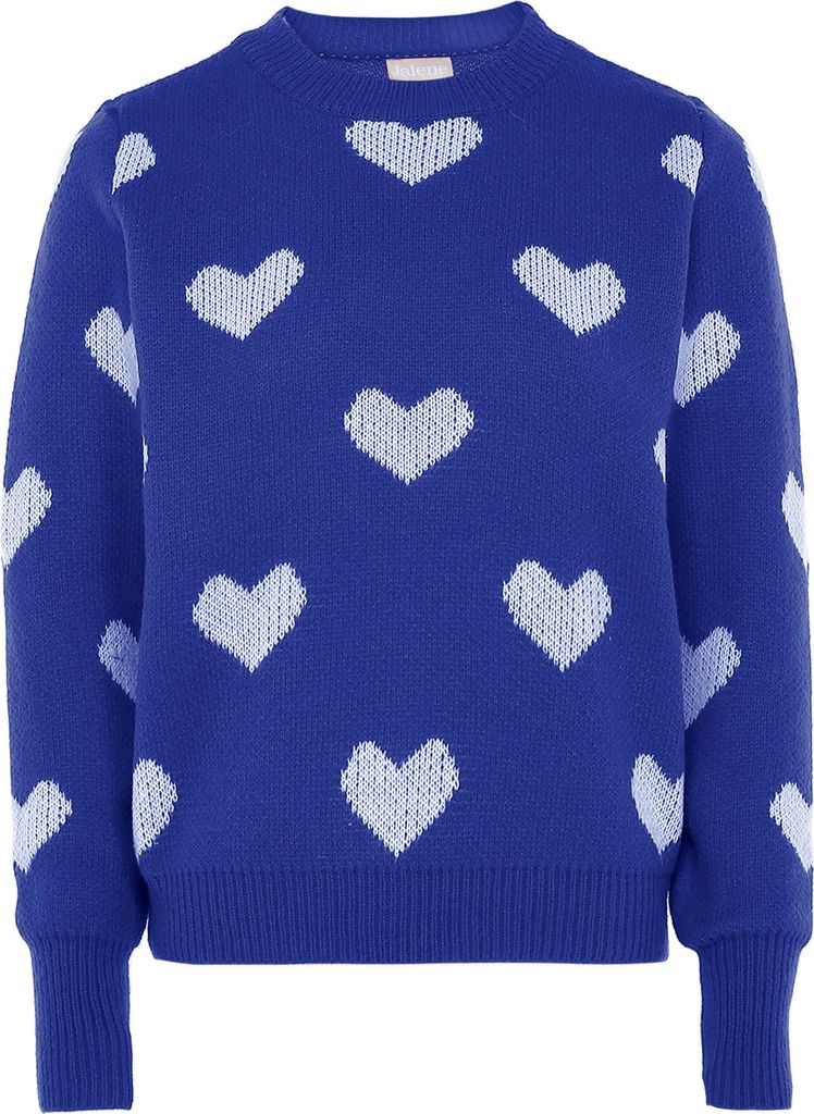 Jalene damen pullover - königsblau, XL/XXL