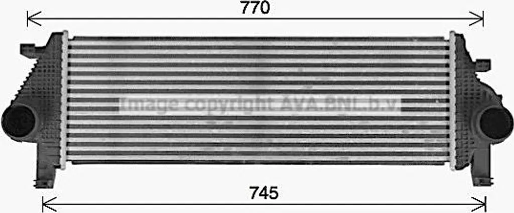 Refroidisseur moteur AVA JE4083 : Solution pour Cherokee OE 55038004AC