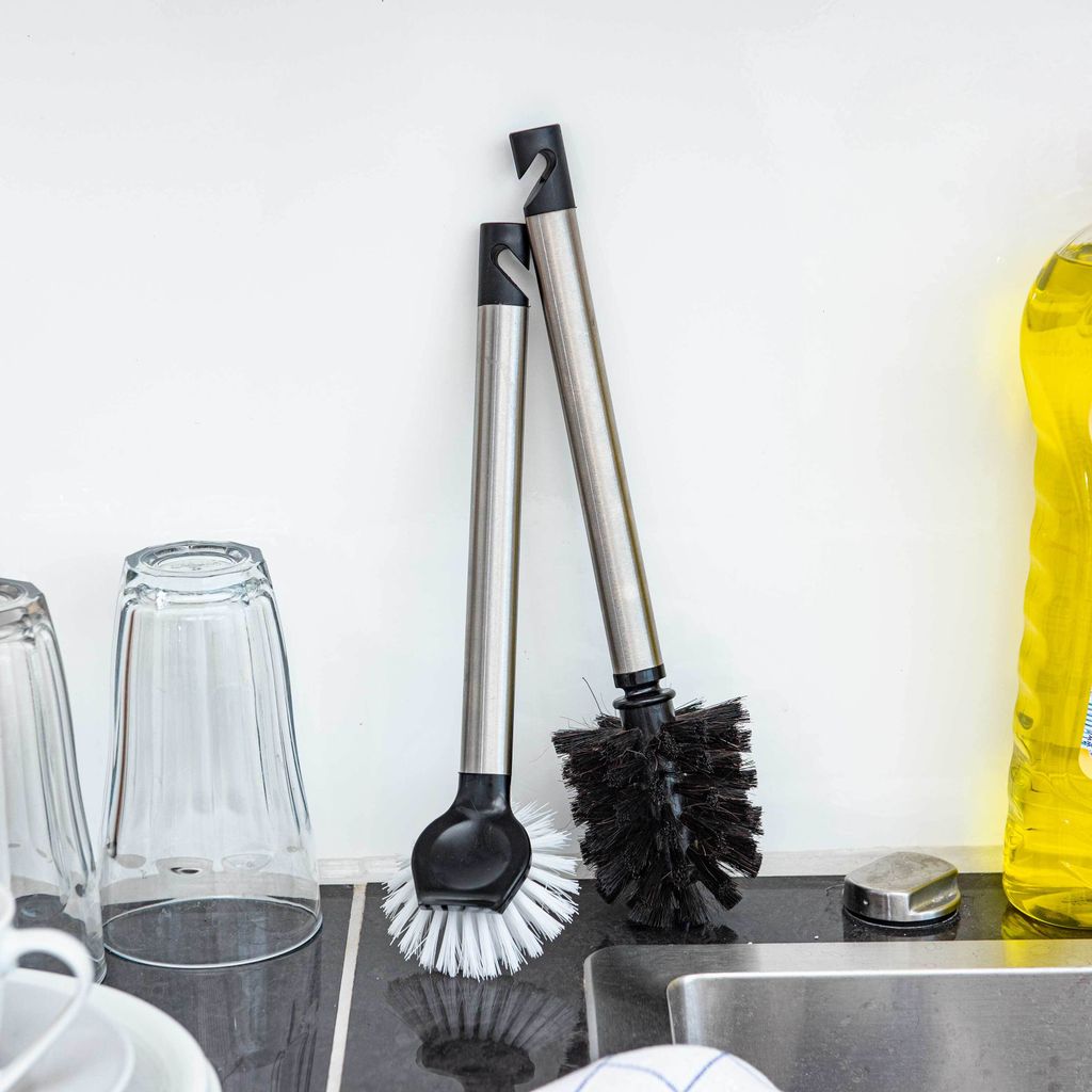 SIDCO Spülbürste Edelstahl 2 x Reinigungsbürste Produktbild 2