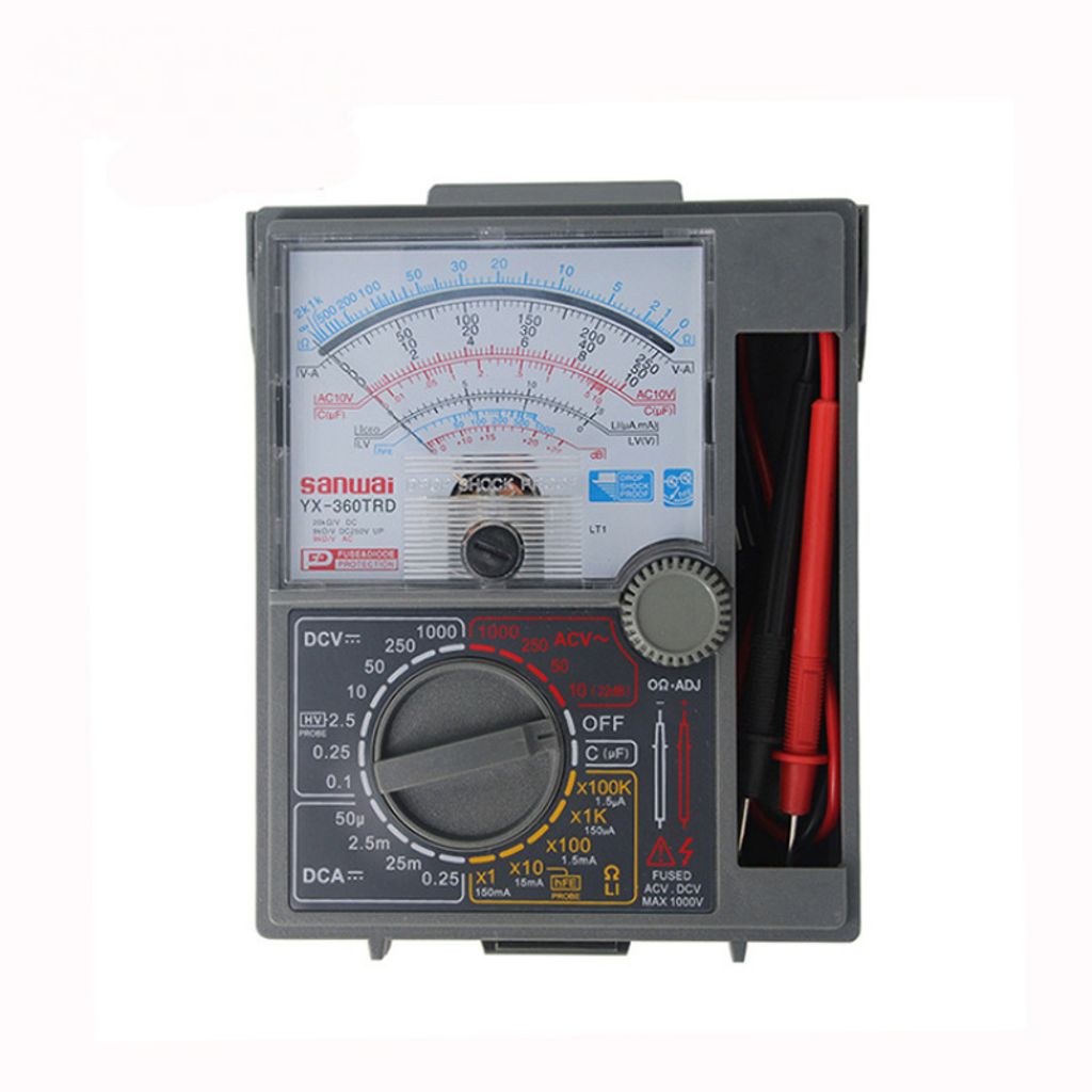 DE-960TR Range AC DC Pointer Type Analog Meter Multimeter Voltmeter Tester