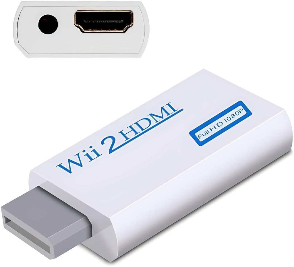 INF Adapter HDMI Kompatybilny z Nintendo Wii - Full HD Zdjęcie produktu 