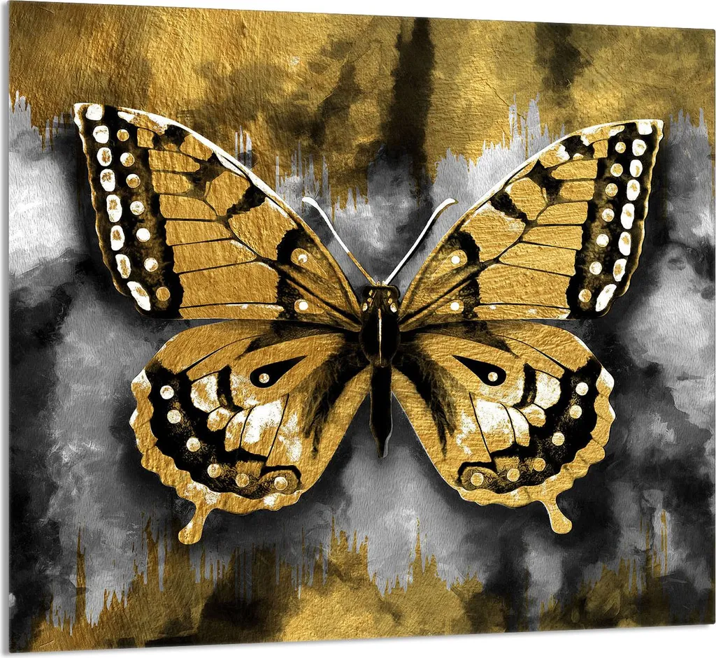 Tagliere Gigante 65x60 Vetro Butterfly - Coprifornello Universale