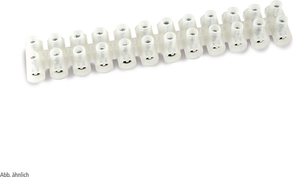 Lüsterklemme, 2,5mm², 12-polig, 10 Stück