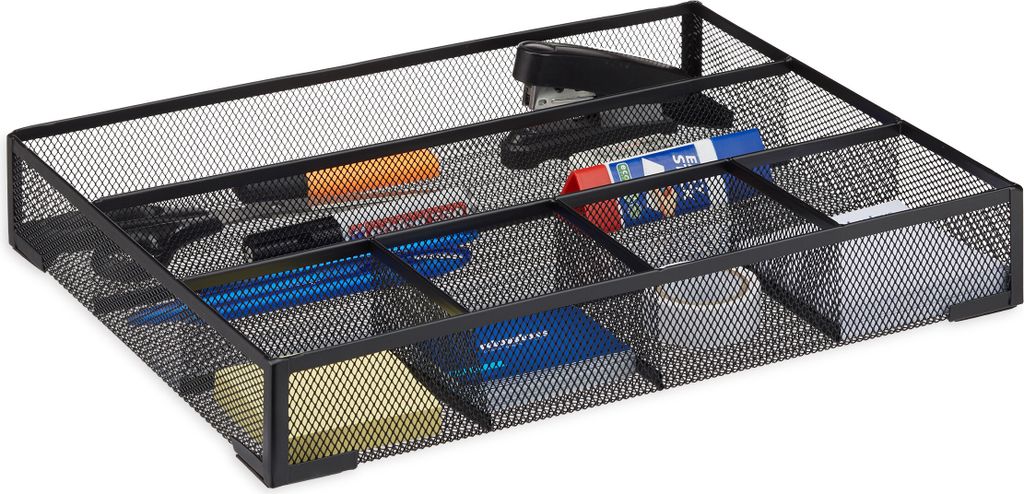 relaxdays stolní organizér kovový velký Obrázek produktu 
