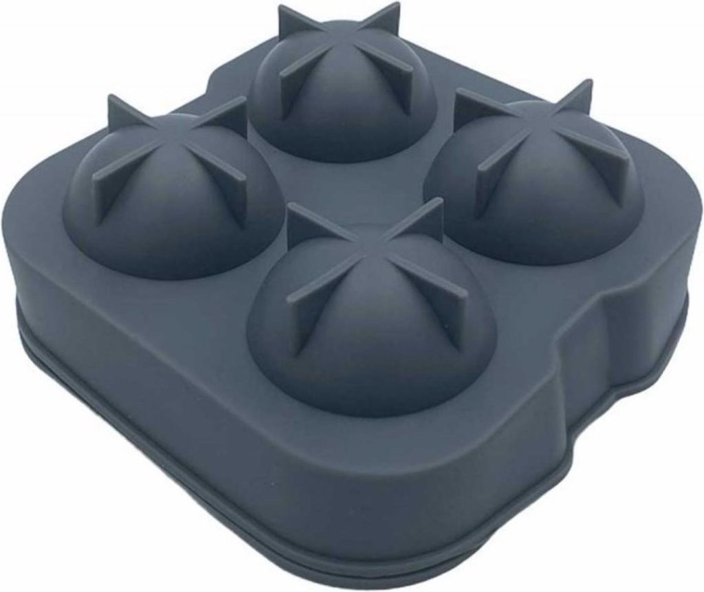 Alpenburg Silikonform für 4 Eiskugeln für Getränke 28468