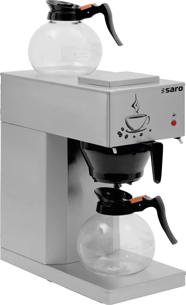 Caffettiera Eco Acciaio Inox 2x1.8L | Macchina Caffè Professionale