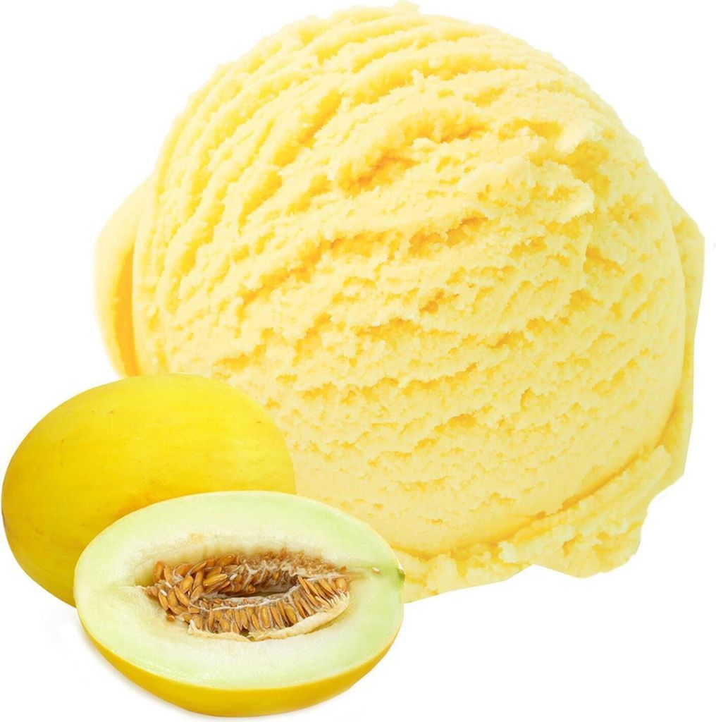 Gino Gelati Honigmelone Veganes Eis Pulver - Zucker- & Laktosefrei (100 Kg)