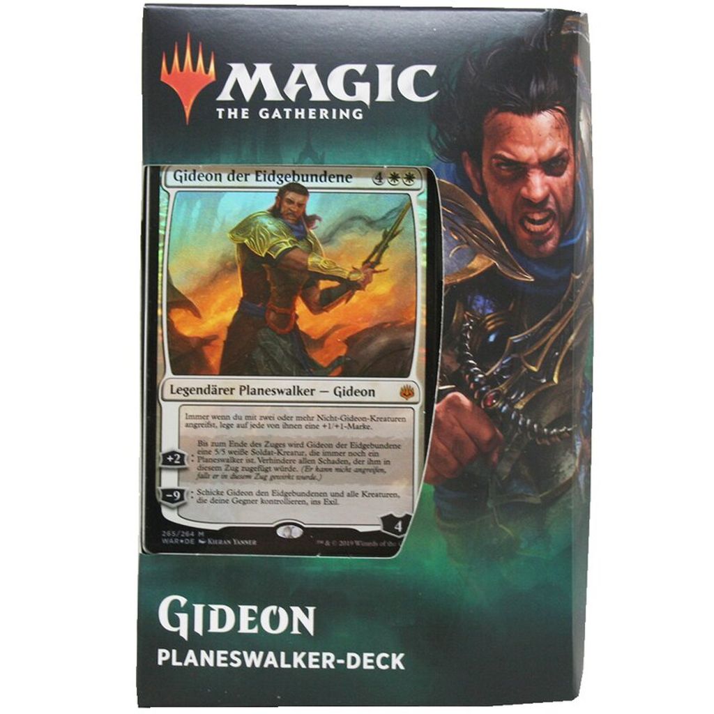 Magic - Krieg der Funken - 1 Themen Deck Gideon - Deutsch