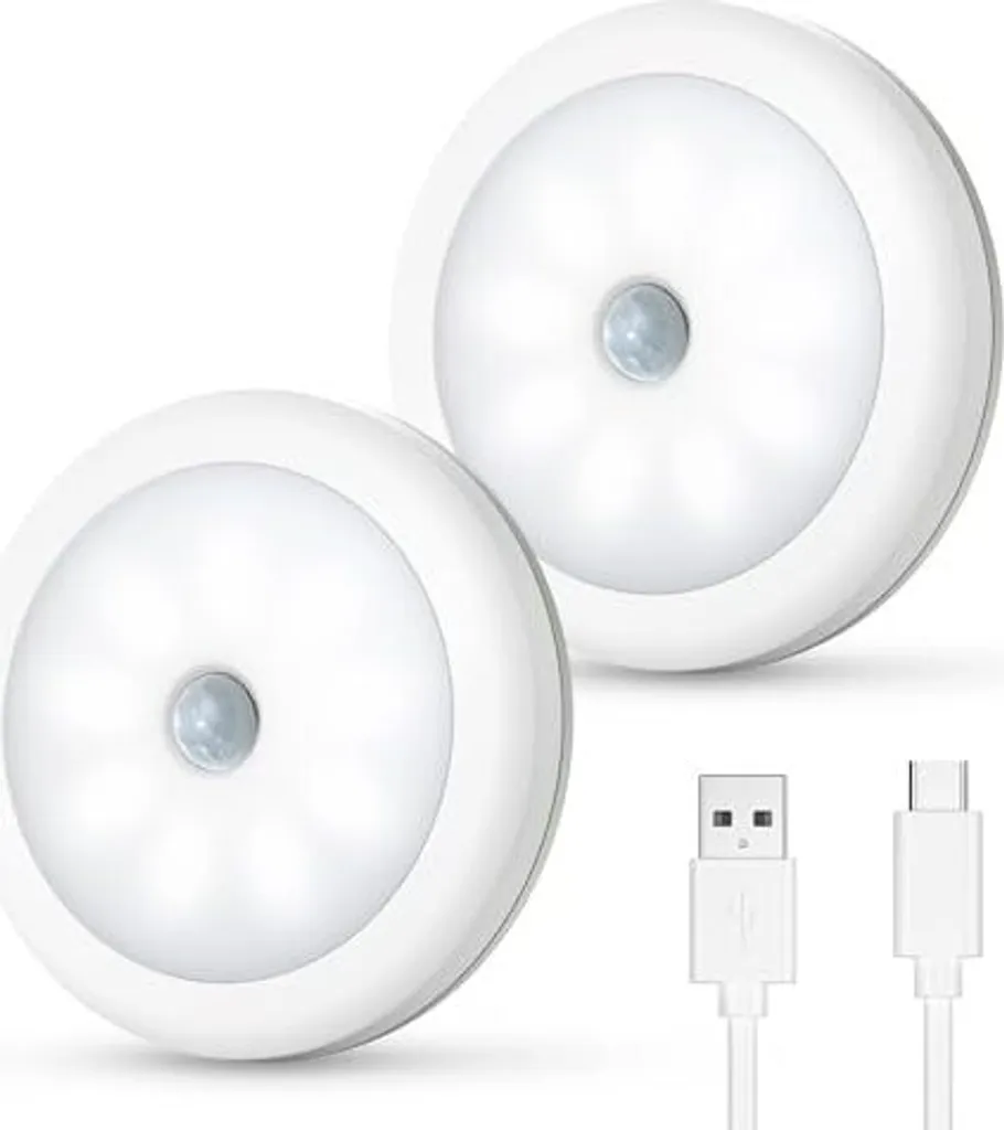 Oqimax Luce LED Sensore PIR Ricaricabile: Illuminazione Smart Interni