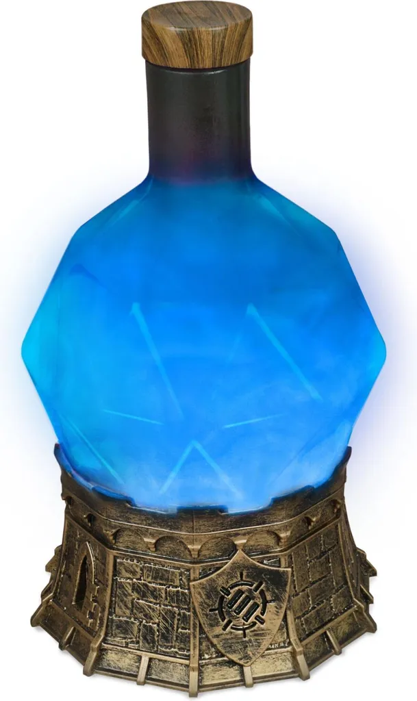 Lampe Élixir Bleu de Magie RPG : Effet Lumineux Immersif pour Gamers