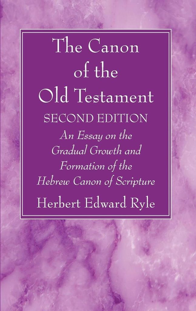 The Canon of the Old Testament