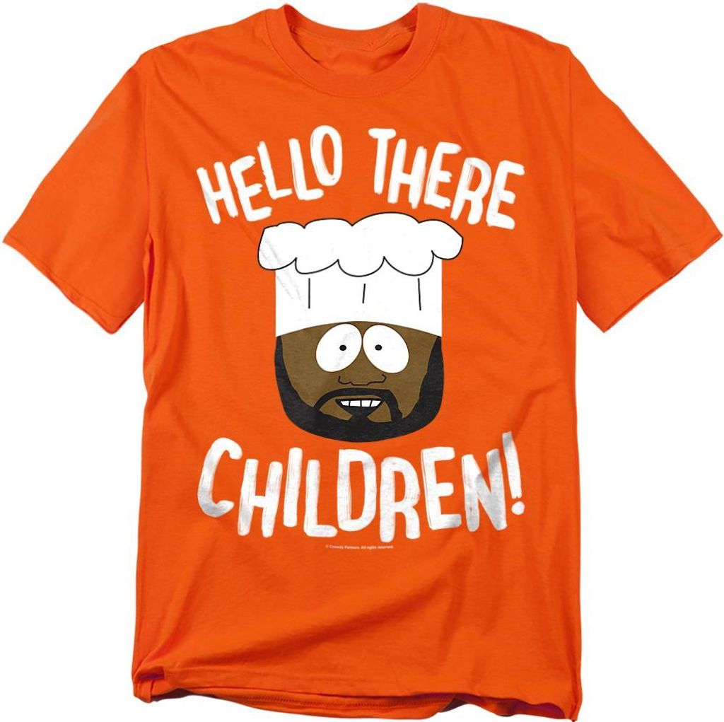 South Park - "Hello There Children" T-Shirt für Herren/Damen Uni TV20778 (XXL) (Orange)