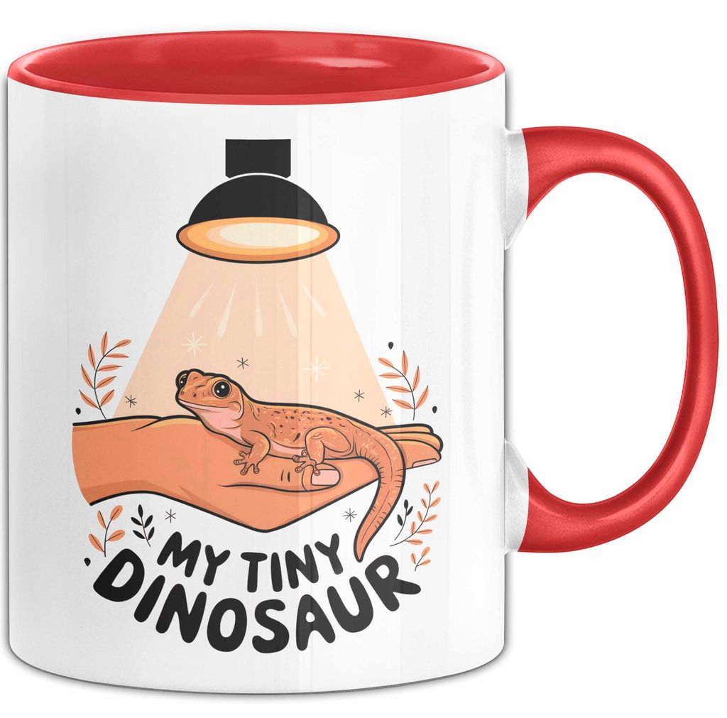 Exotischer Haustier Besitzer Tasse Geschenk Lustige Geschenkidee Spruch Für Reptilien Eltern (Rot)